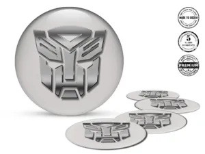 Wheel Emblem Drift Sleek Design Dome Badges